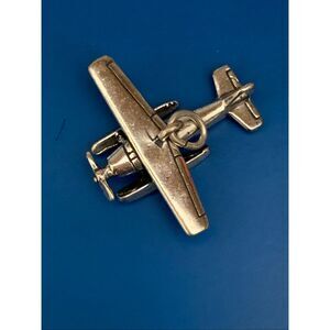 .925 Seaplane Sterling Silver Jewelry Charm #plane #fly #travel #adventure